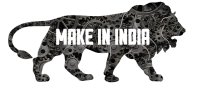 Make in India logo with the lion silhouette